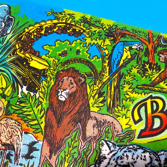 BUSCH GARDENS VINTAGE 90’s TAMPA FLORIDA COLLECTIBLE SOUVENIR PENNANT FL… - Picture 15 of 16